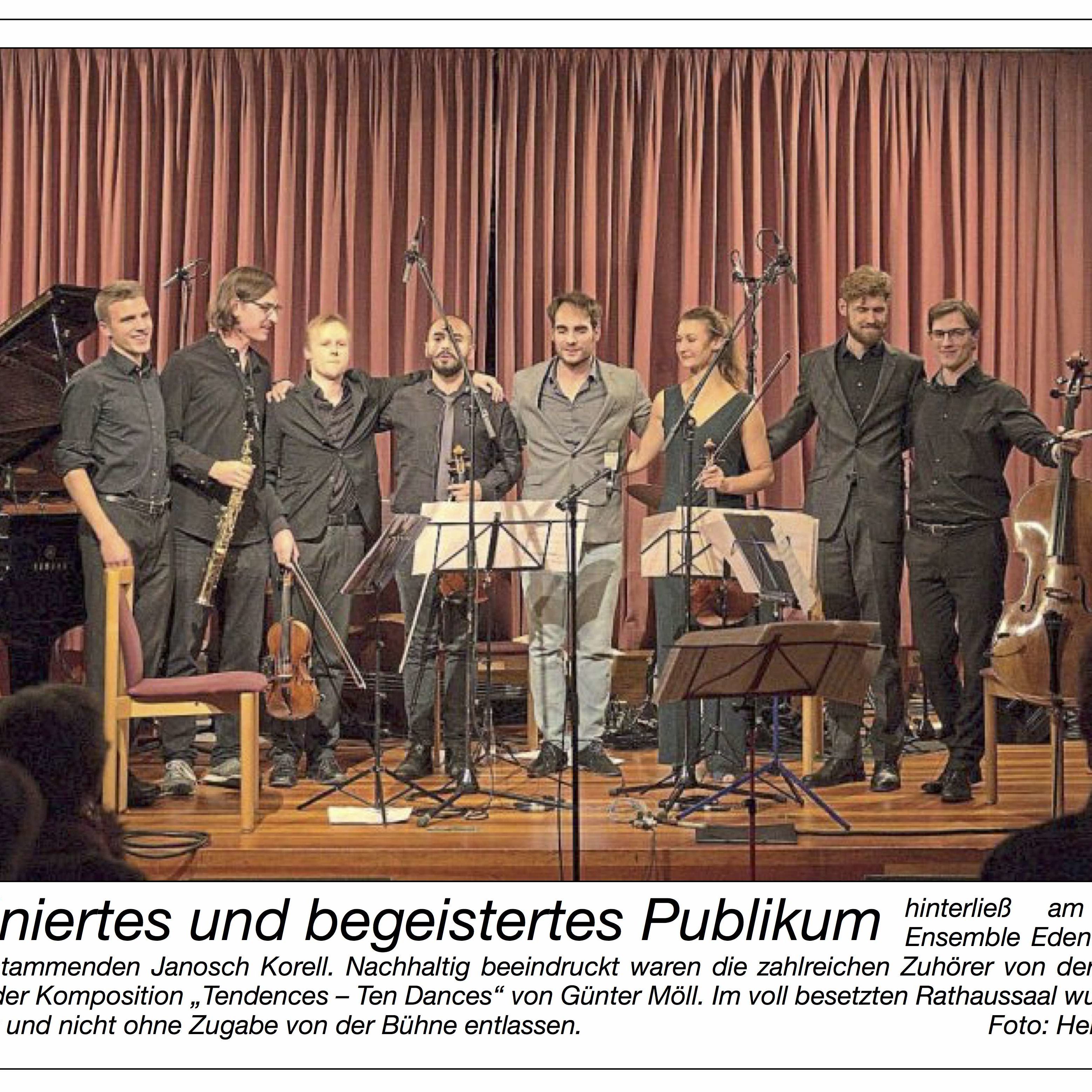 Ensemble EDEN - Jazzclub Bretten - BNN Rezension