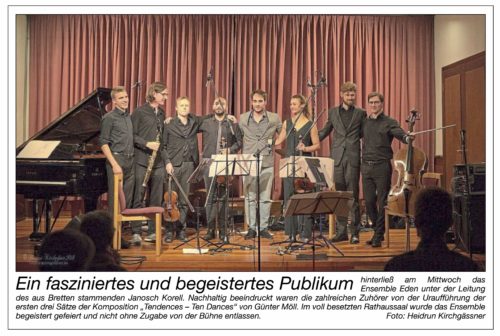 Ensemble EDEN - Jazzclub Bretten - BNN Rezension