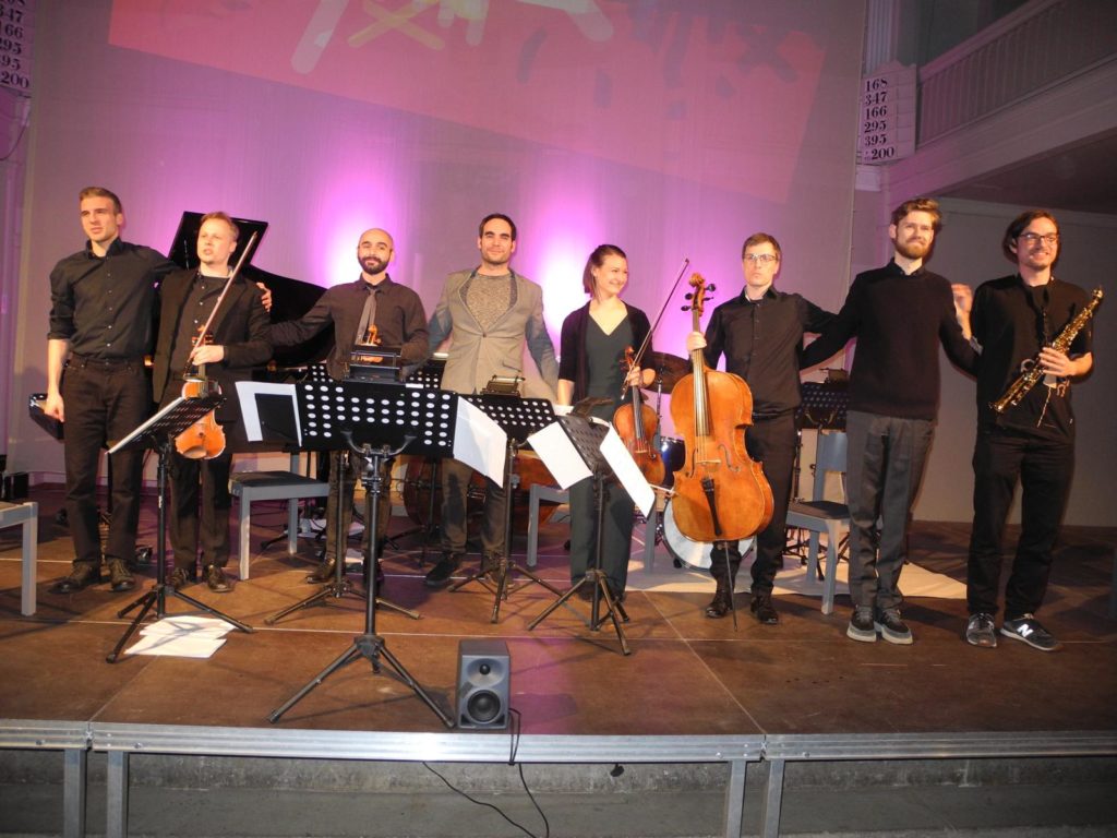 Ensemble EDEN - Winterjazz Brelingen Janosch Korell Anton Mangold Veronika Schöttl Nico Nesyba Girorgie Paresi Franz Magnus Berlin Clemens Lotz Jan-Peter Itze